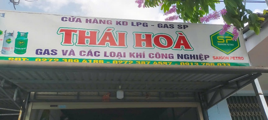 Cửa hàng Gas Thái Hòa: 216 Quốc Lộ 50, TT Cần Giuộc, Huyện Cần Giộc, Long An