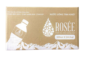 Nước Rosée chai 520ml (24 chai)